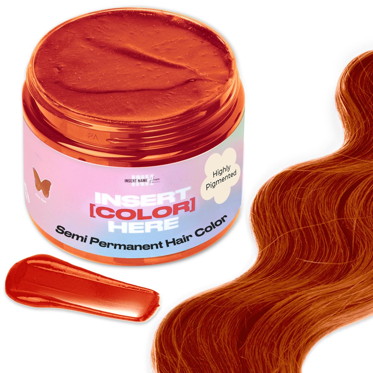 Ruby Red Hair Dye - Semi-Permanent Color Depositing Conditioner | Vegan, Ammonia-Free, 6oz