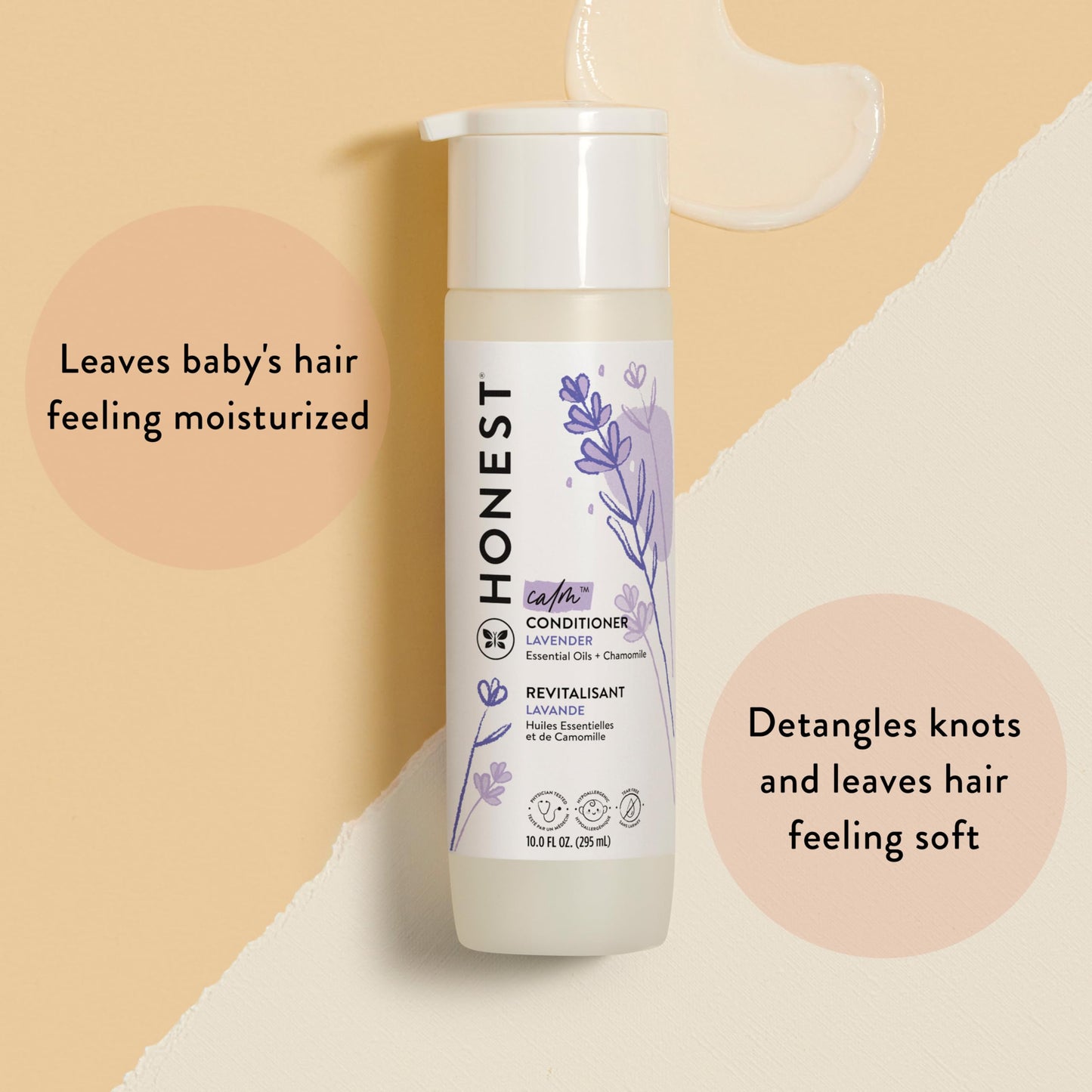 The Honest Company Shampoo, Body Wash, Conditioner, Lavender Calm, 20 fl oz
