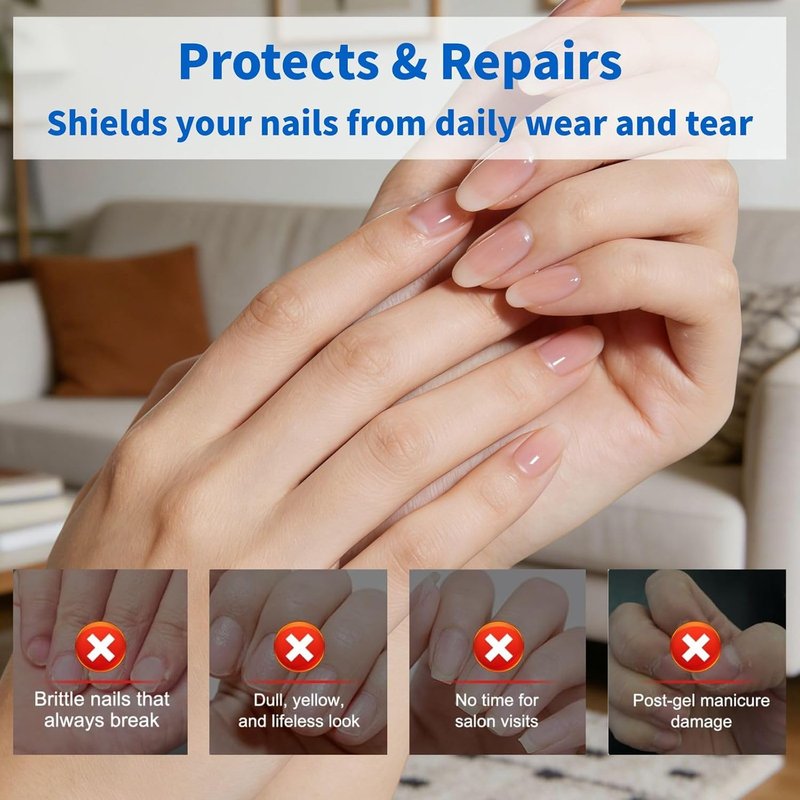 Keratin Nail Care Oil - Strengthening Formula with Amino Acids for Dry, Weak & Brittle Nails | 2-Pack