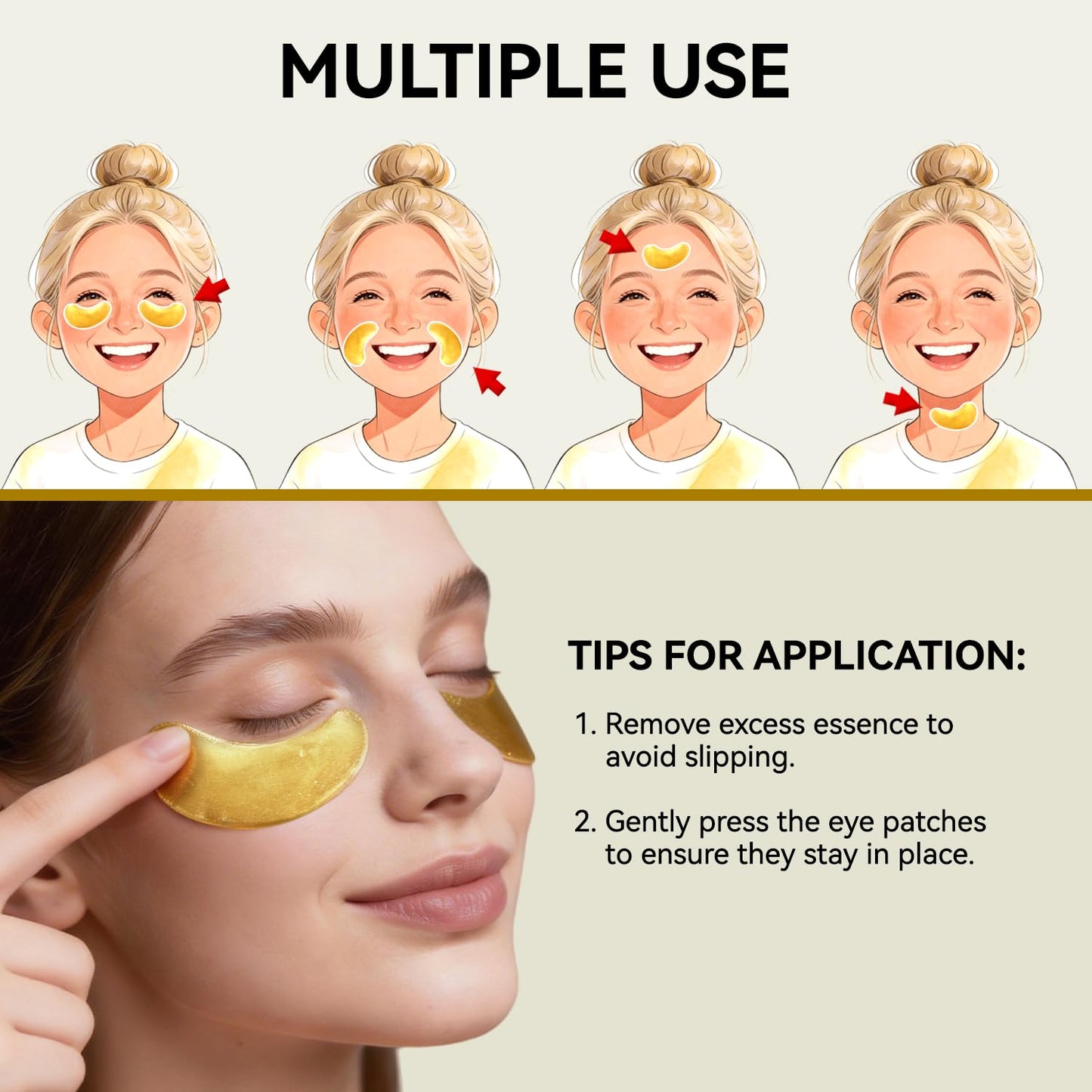 PDRN Under Eye Patches, 25 Pairs Retinol & Caffeine Eye Mask, Collagen Hydrating Eye Pads for Dark Circles, Puffy Eyes & Wrinkles – Eye Treatment Skincare Gift for Men & Women