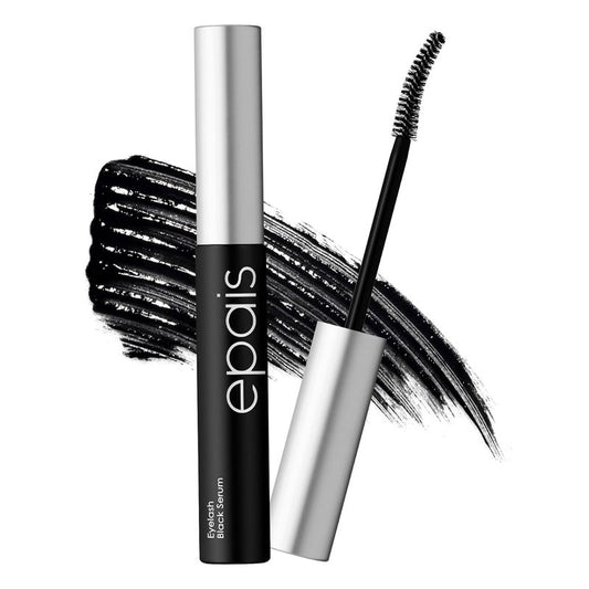 Eyelash Growth Serum - 2-in-1 Tinted Treatment with 7 Peptides & Biotin | Charcoal-Based Formula for Longer, Thicker Lashes