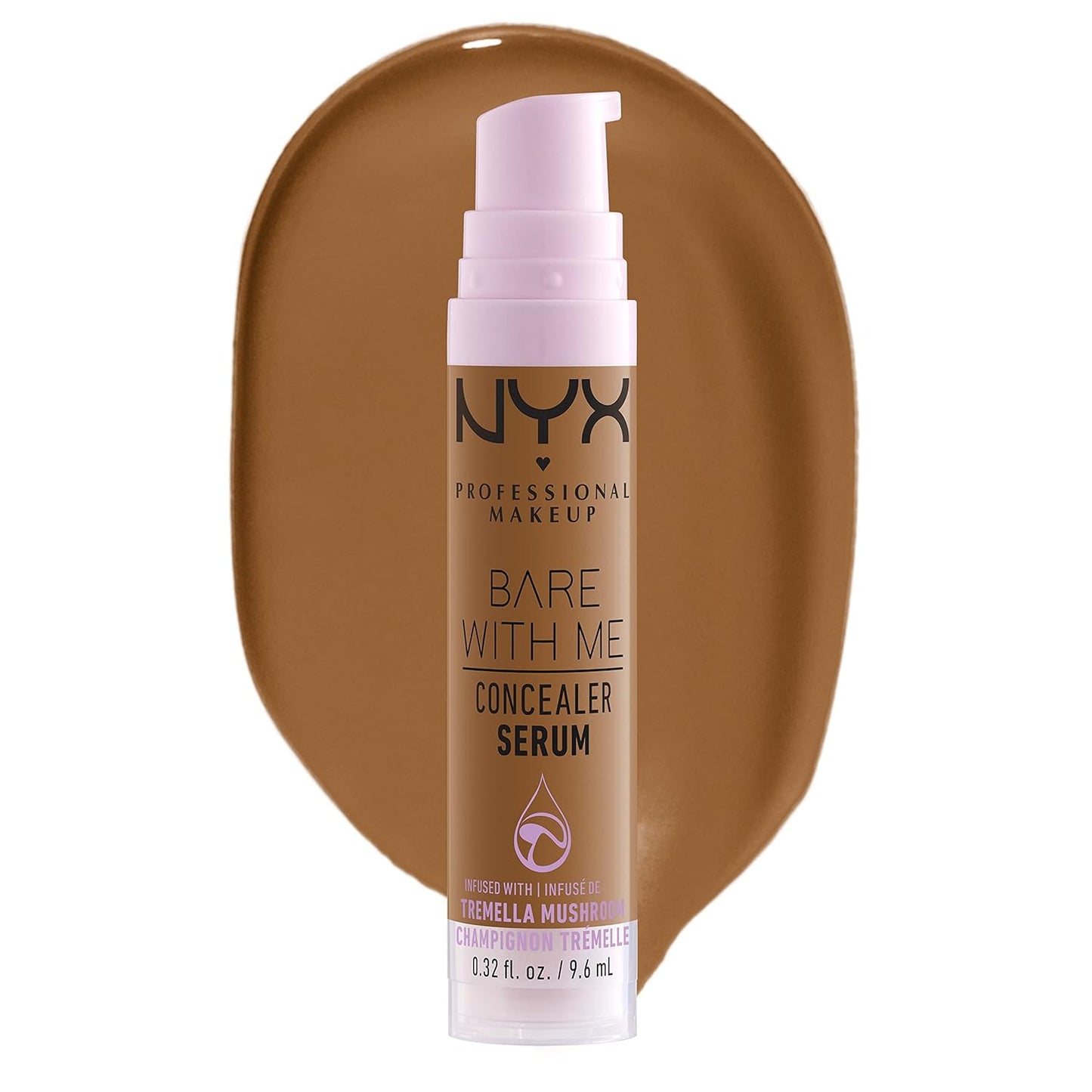 NYX Bare With Me Concealer Serum - 24Hr Hydration Makeup for Flawless Skin | Light Shade