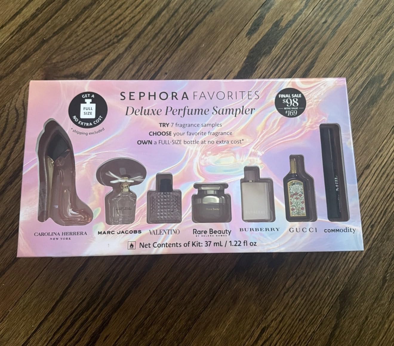 Mini Deluxe Perfume Sampler Set - Discover Top Fragrances | 5 Travel-Size Bottles