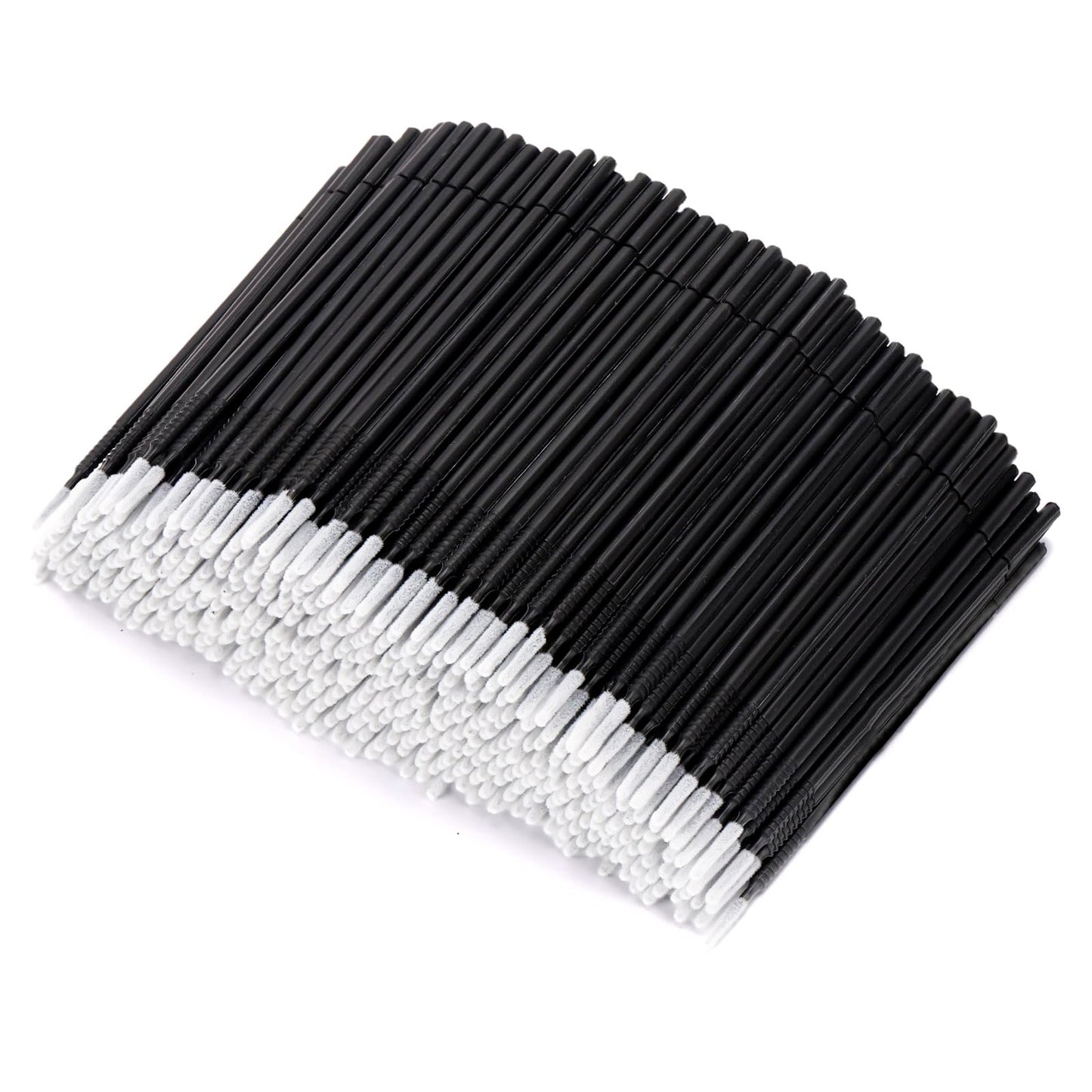 500 Pcs Spoolies Micro Brushes for Lash Mini Brush Disposable Applicators, Black lash brushes