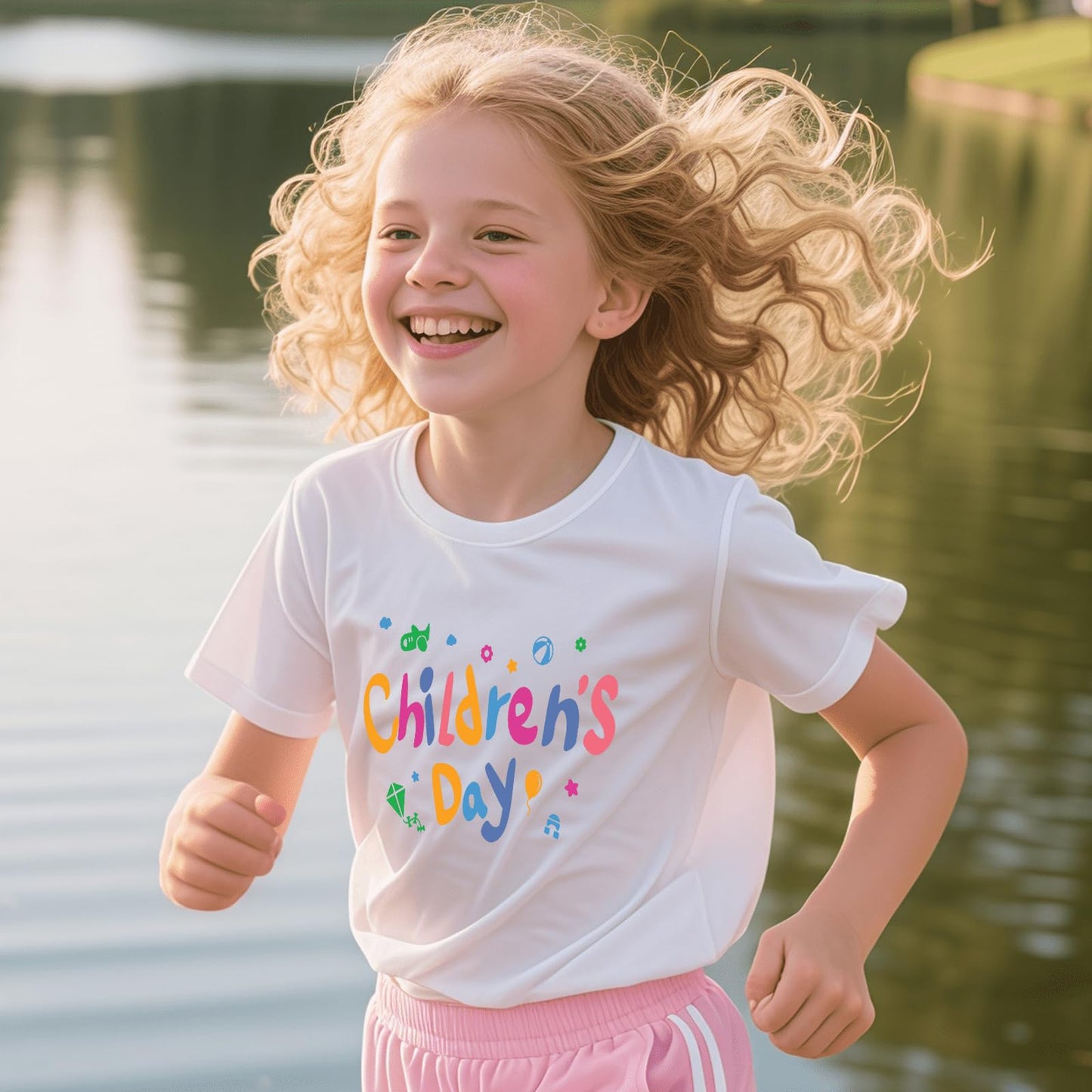 Byxhuc White 7-8 Years Old (130cm), Personalized Photo Tshirt, T-Shirt Customize Your Own, It Custom for Kids, Sweet Day Gifts, Novelty T-Shirts, Kids' Gift for Birthday