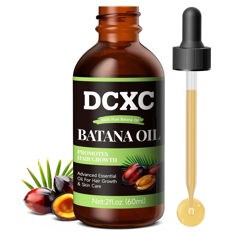 Batana Oil for Hair Growth - Natural Scalp Care & Thickening Treatment | Revitalizes Damaged Hair, Reduces Breakage | 2oz