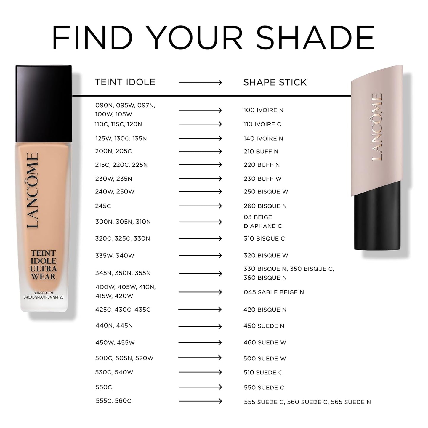 Lancôme Teint Idole Multi-Use Foundation Stick - Hydrating Concealer & Contour for All Skin Types | Medium to Full Coverage