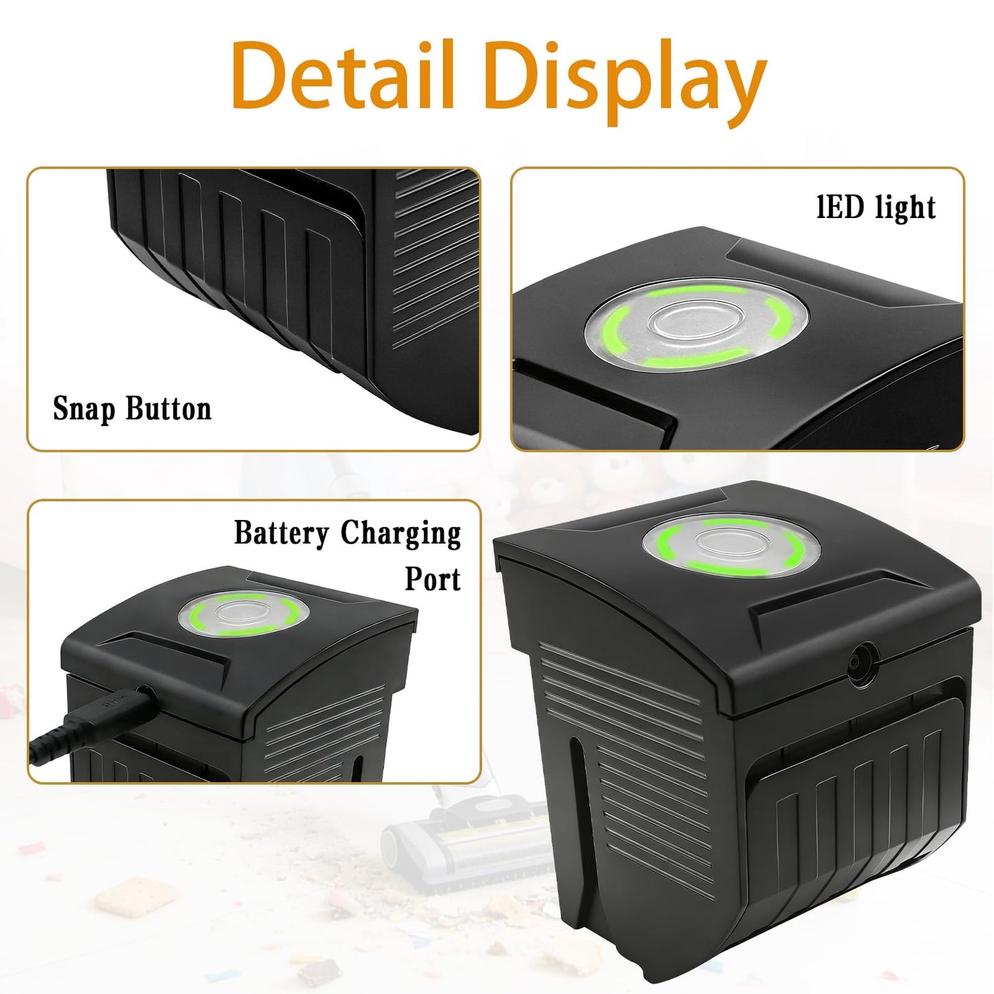 JTRGPEH 103A022 Replacement Battery for Bissell 103A105 132A0002, Compatible with AR27 AR29 AR30 AR31 Gtech AirRam MK2 AR2 Vacuum Cleaner Series 2500mAh