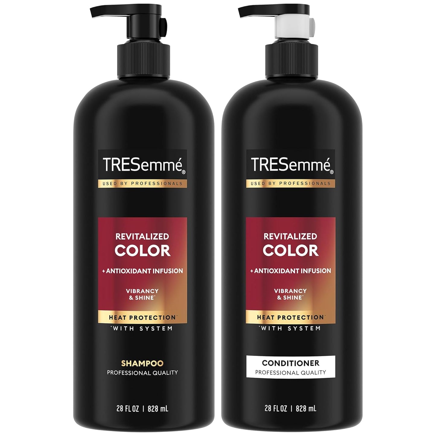 TRESemmé Revitalized Color Shampoo & Conditioner Set - Antioxidant Infusion for Color-Treated Hair | 28 Oz Each