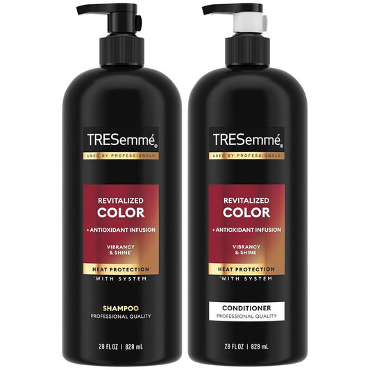 TRESemmé Revitalized Color Shampoo & Conditioner Set - Antioxidant Infusion for Color-Treated Hair | 28 Oz Each