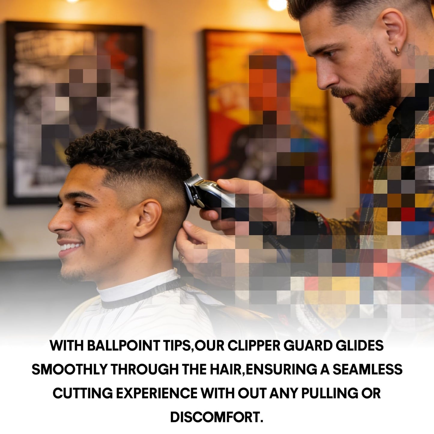 2 Pack Clipper Guards Set, Compatible with wahl 1/2 clipper guards, Guide Comb Attachment 1/16" 1.5mm Metal Hair Clipper Guards Set Replacement and Trimmer accessories, for Barbers and Stylists,Purple