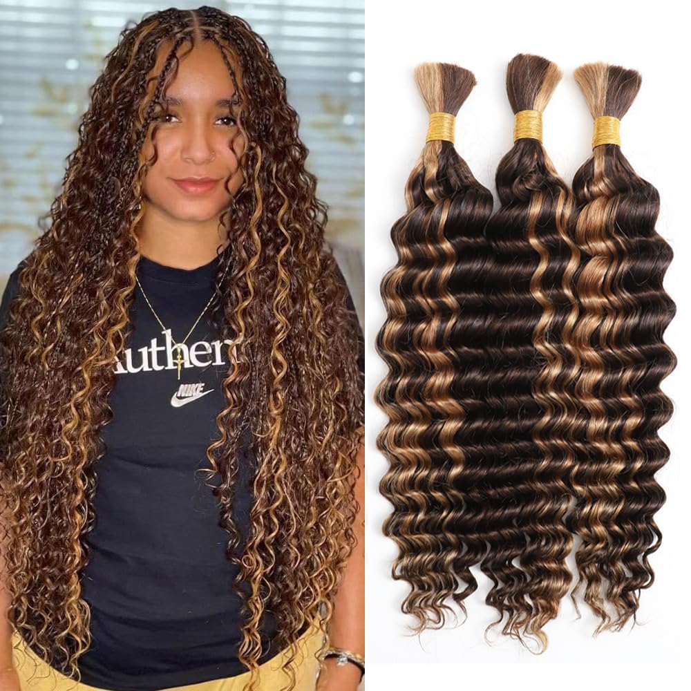 Dreadlock Extensions - 100% Human Hair, Handmade Permanent Locs | 30 Strands, 4 Inch, Can Be Dyed & Curled