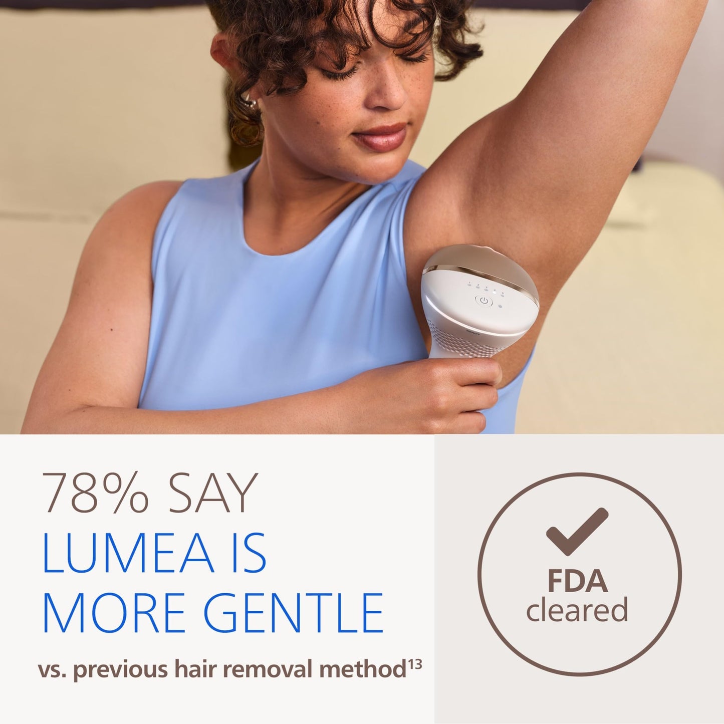 Philips Lumea 9000 Series IPL Hair Removal Device Permanent Laser Hair Reduction for Women & Men, Easy and Comfortable Use at Home, SenseIQ, 4 Attachments for Body, Face, Bikini & Underarms, BRI984/03