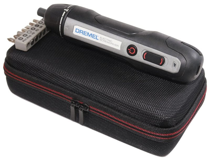 Portable Hard Travel Storage Protective Case Compatible With Dremel HSES-01 4V Cordless USB Rechargeable Electric Screwdriver Kit USB Cable and Power Adapter(Only Case)