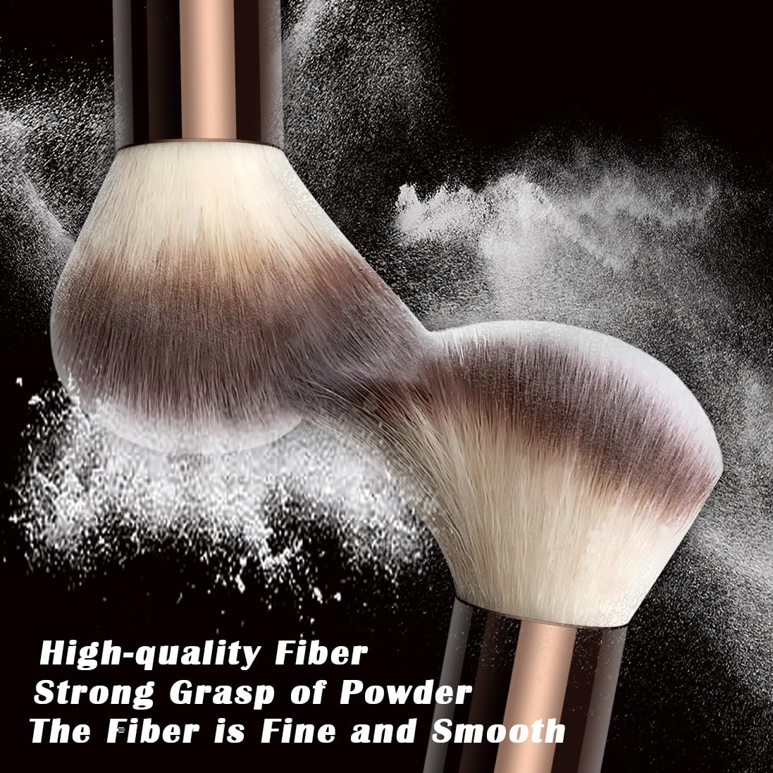HGHDBT 57Pcs Brown Makeup Brushes Set Professional with Case Premium Synthetic for Foundation Concealer Blush Eye Shadow Powder Eye & Face Make up Brush Kit with Beauty Blender Sponge Set Tools