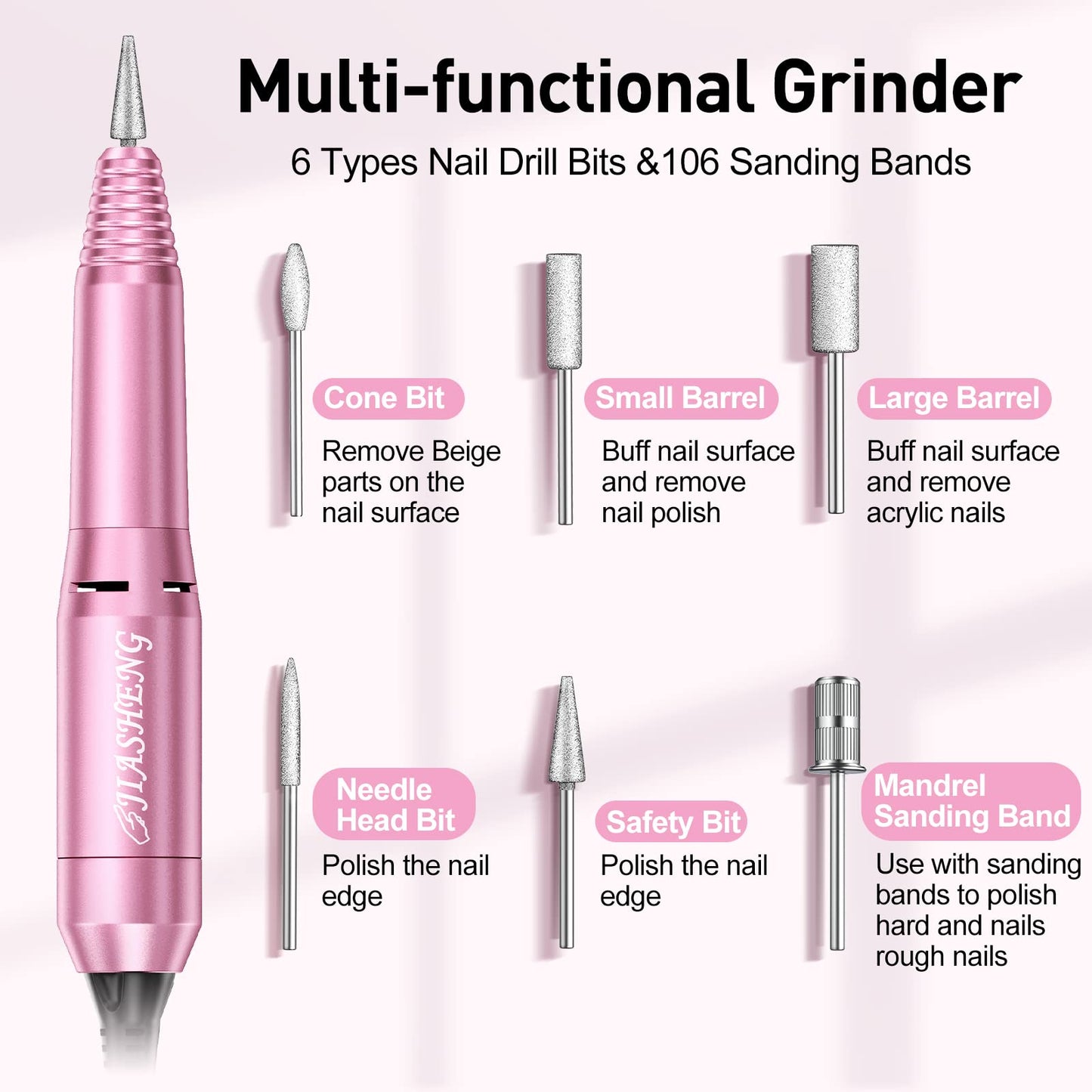 20000RPM Electric Nail Drill Professional Nail File Drill