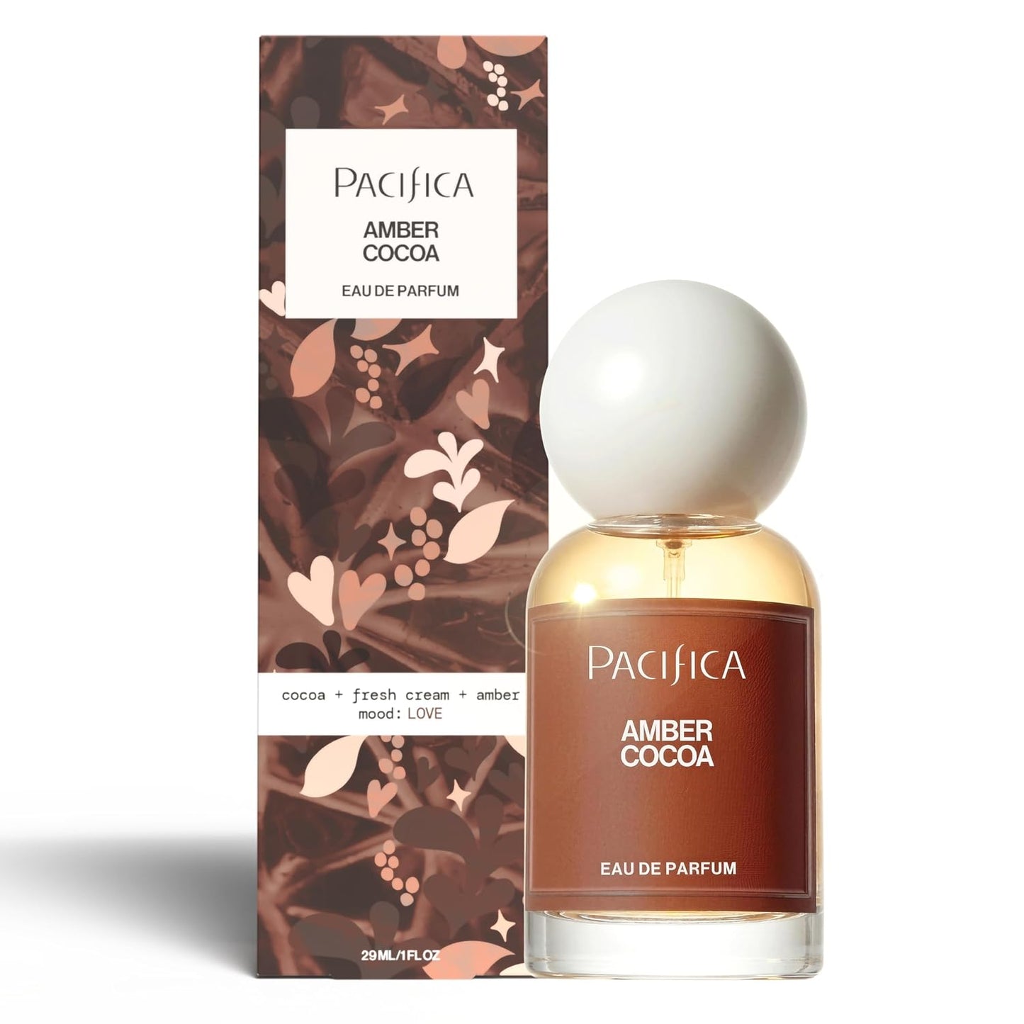 Pacifica Vanilla Whip Eau de Parfum - Sweet Gourmand Women's Fragrance | Long-Lasting Warm Sugar Almond Scent | Vegan & Cruelty-Free 1oz