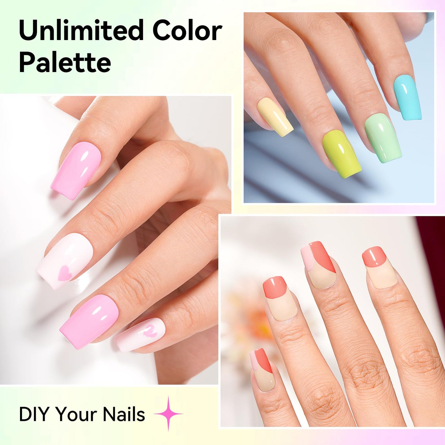 Nailshion 16 Colors Macaroon Nail Polish Set, Nude Pink Palette Nail Lacquer with Base Top Coat & Remover Pads, Quick Air Dry Non-Gel, French Nails Fingernail Toenail Nail Art Design Kit