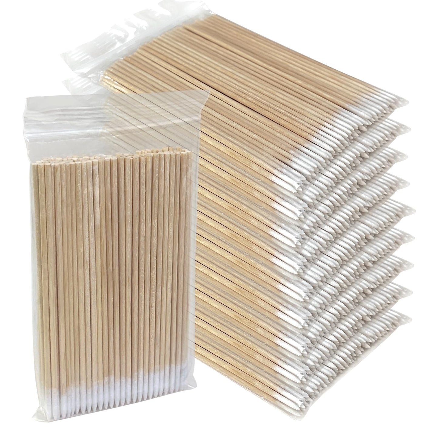 1000 Pcs Pointed Cotton Swabs for Nails, 4 Inch Microblading Cotton Swab for Makeup, Nail Polish Clean Up Tool, Lint Free Cotton Buds for Beauty, Precision Makeup and Craft Applicators (1000 pcs)