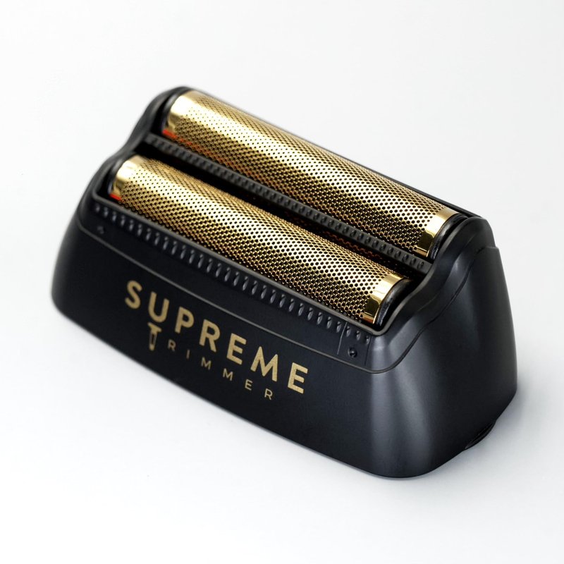 Supreme Trimmer Replacement Hypoallergenic Foil SB62 | Shell for Crunch STF602 | Black w/Silver Foil