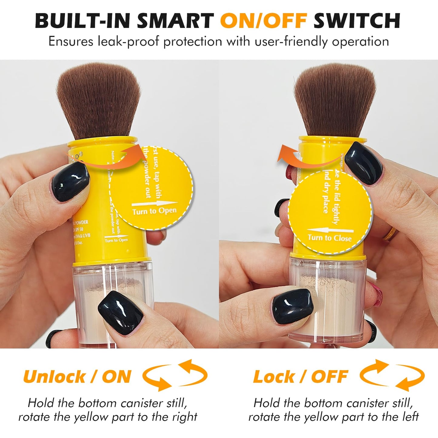Mineral Powder Sunscreen Setting Makeup
