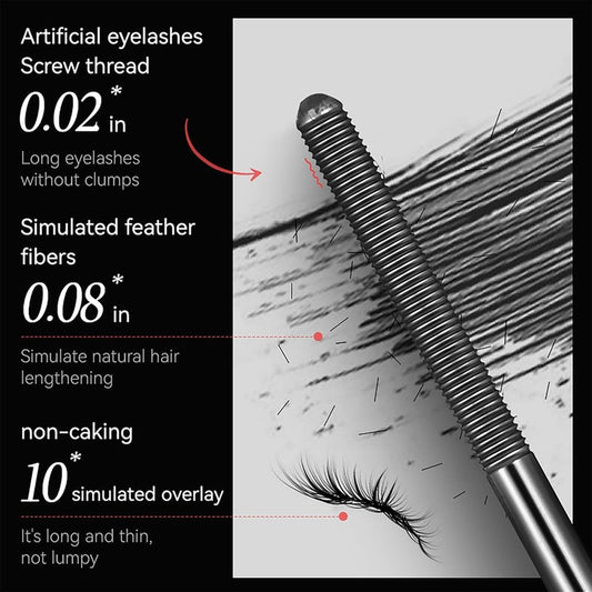 Iron Wand Mascara, Long Lasting Waterproof Mascara (3.5g)