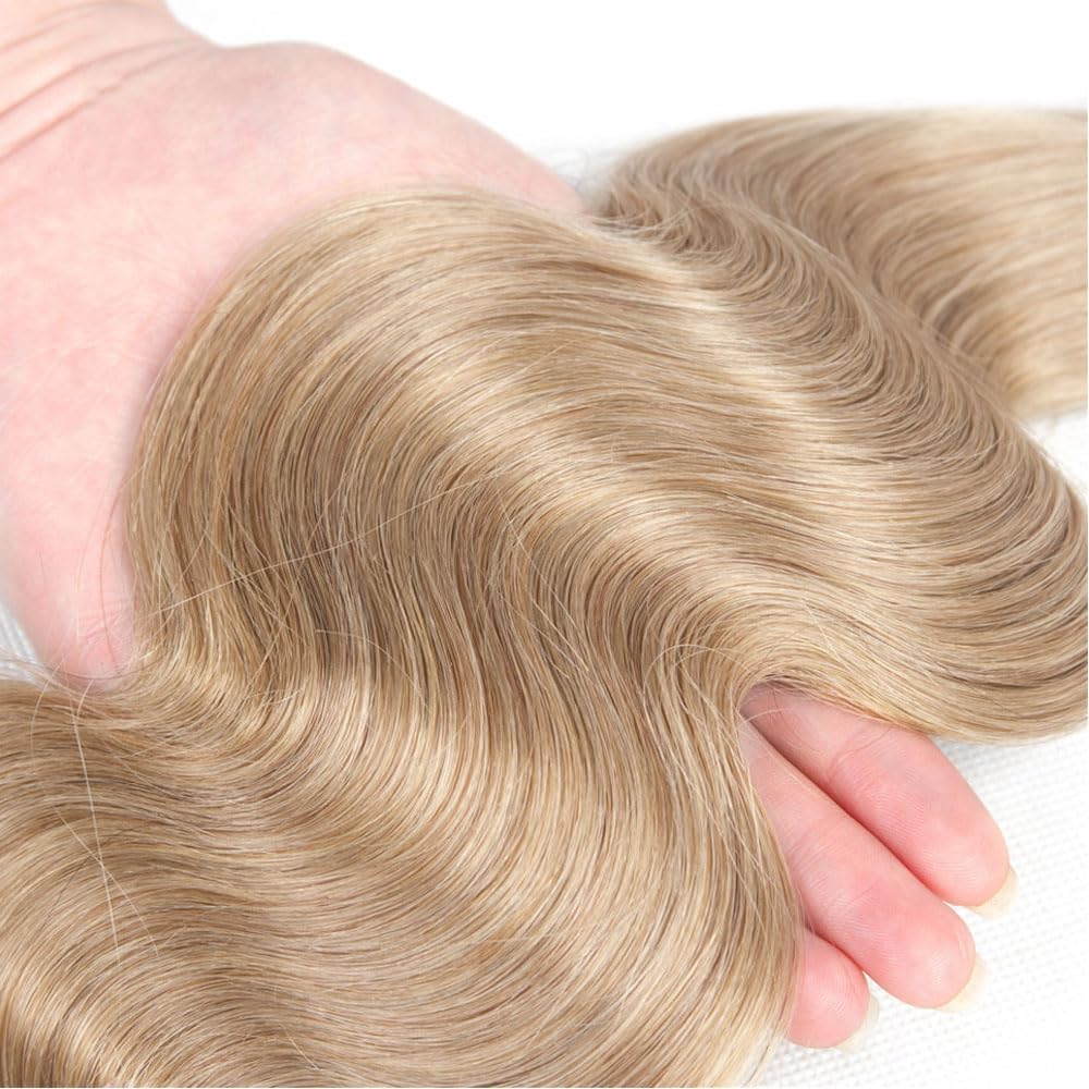 Ash Blonde Bundles Human Hair Ash Blonde Bundles Body Wave Color 22 Bundle Human Hair Body Wave Wet And Wavy Bundle 150g 22 24 26 Inch