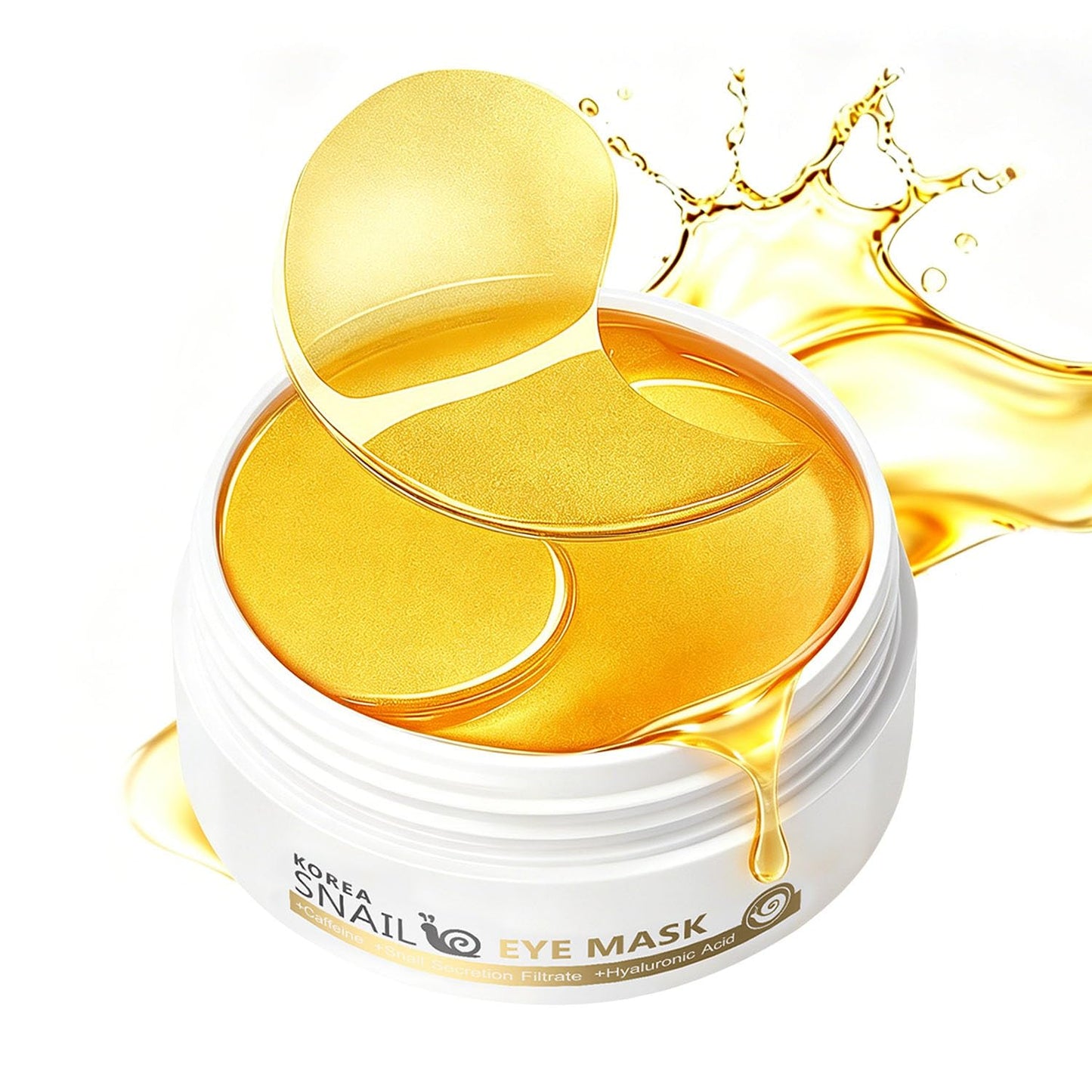 Under Eye Patches, 24k Gold Eye Mask with Hyaluronic Acid, Reduce Wrinkles