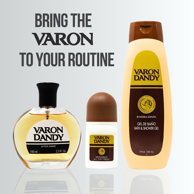 Varon Dandy Aftershave for Men - 100ml, Classic Scent, Refreshing and Soothing