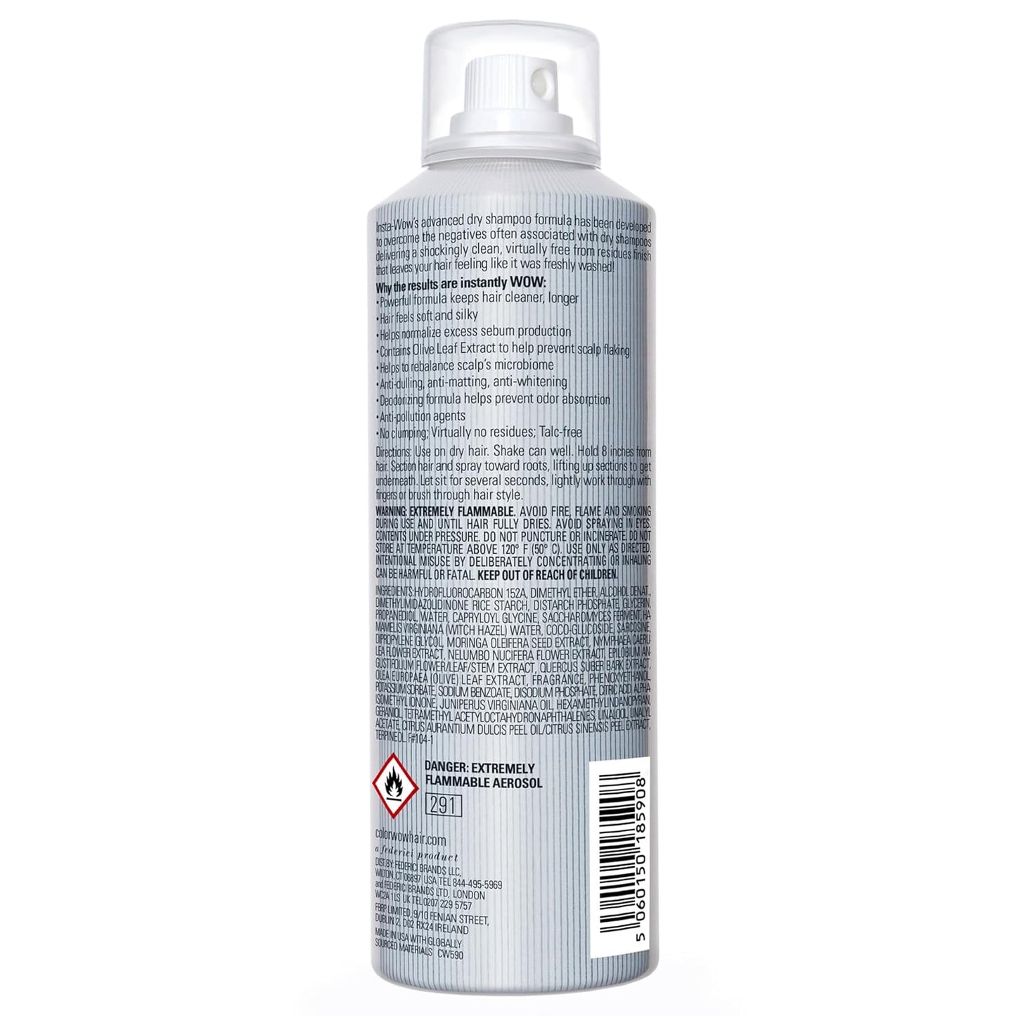 Color Wow Insta-WOW Advanced Dry Shampoo - Oil-Breaking Formula for Shampoo-Grade Results | No Grit, No Clumping, No Residue