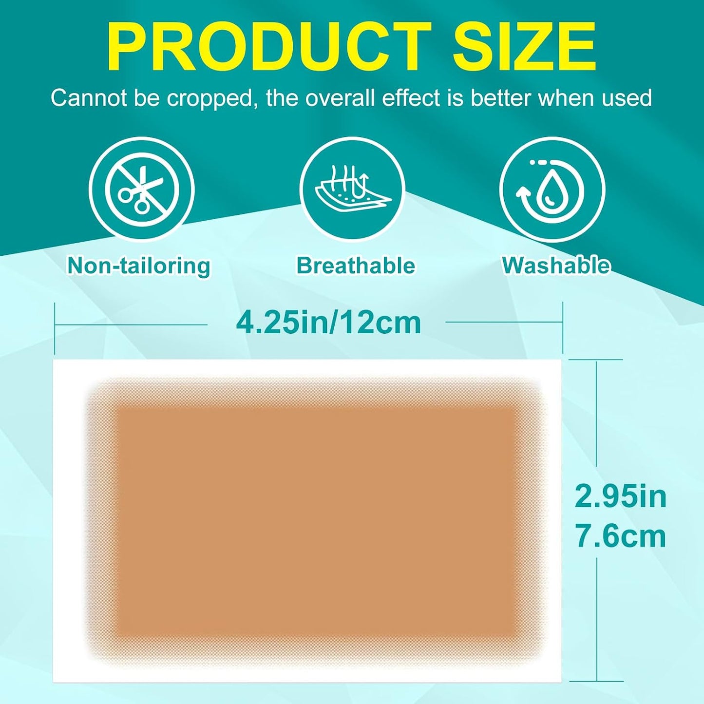 Waterproof Tattoo Cover Up Patch - Ultra-Thin Body Tape for Scars & Birthmarks | Invisible Concealer for Dark Skin Tone | 20 Pcs