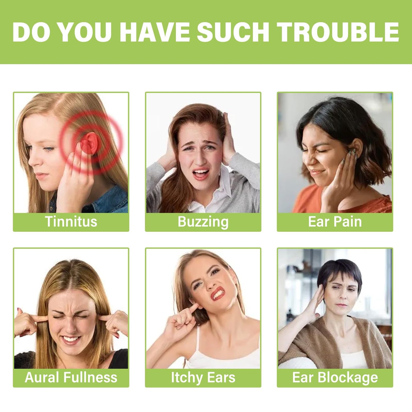 Tinnitus Relief for Ringing Ears, 50Pcs Tinnitus Relief Patches, Support Ear Noise and Buzzing Relief, Improve Hearing Comfort