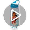 Moana Water Bottle - 20oz BPA-Free Tritan with Flip Lid