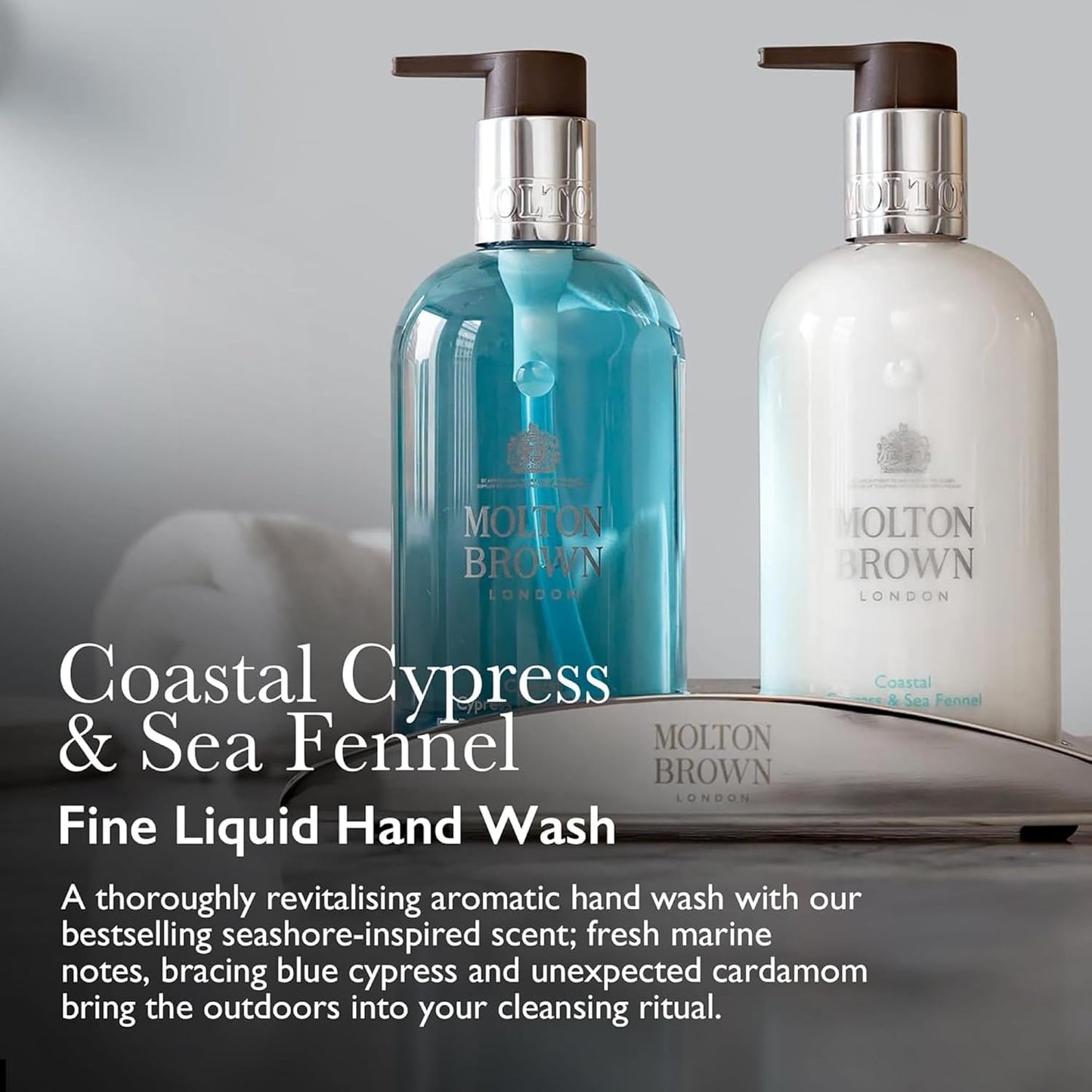 Molton Brown Coastal Cypress & Sea Fennel Hand Wash - 10 fl. oz. Luxury Liquid Soap