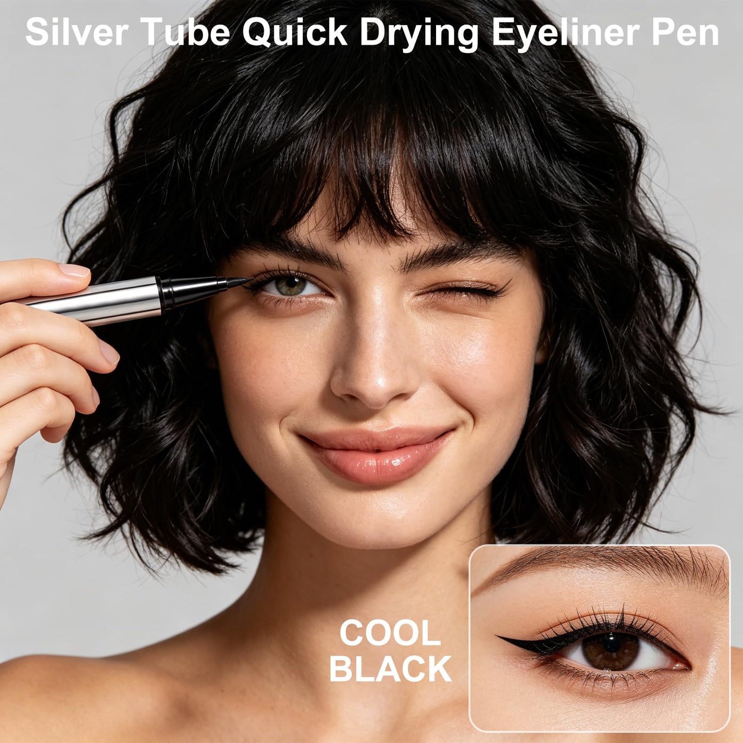 retigazo 2pcs Long-Lasting Eyeliner, Waterproof & Sweatproof, 24-Hour Smooth Application, Ultra-Creamy Silky Texture, Lightweight Liquid Eyeliner
