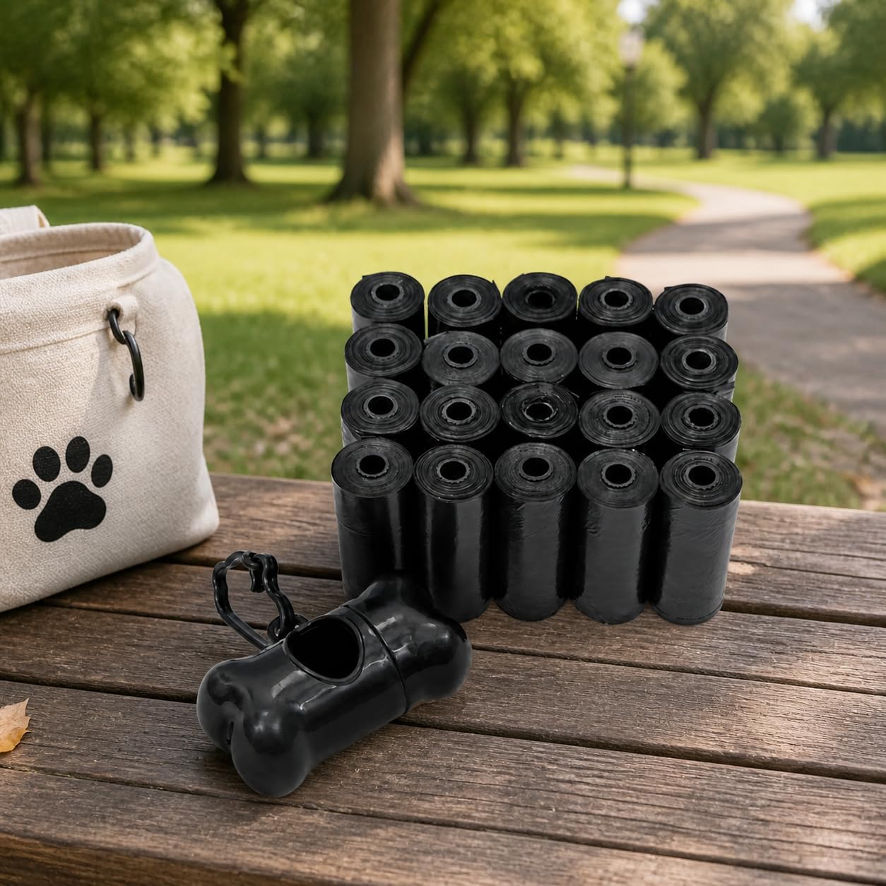 Dog Poop Bags - 300 Count Portable Waste Disposal Bags | Durable & Leak-Proof
