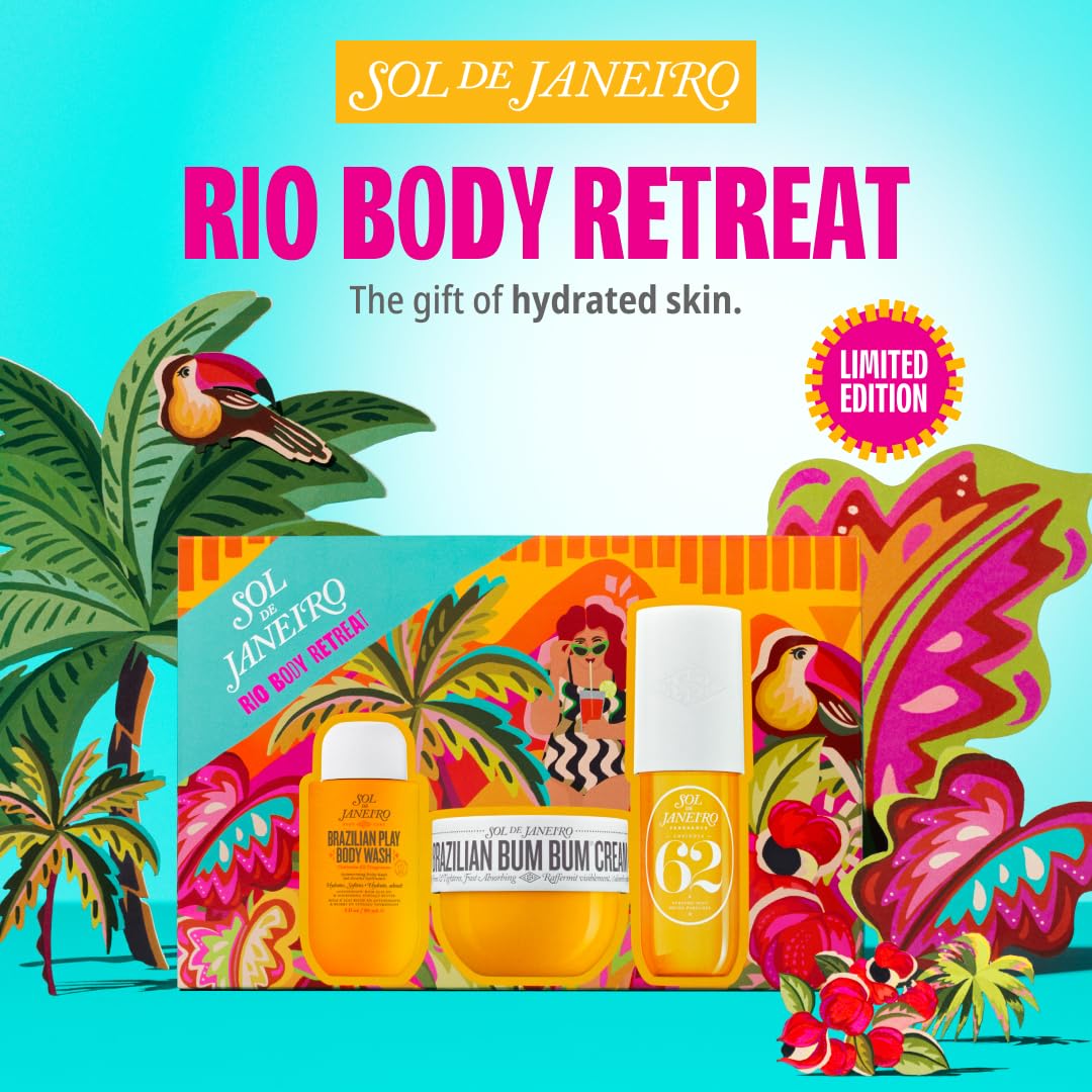 Sol de Janeiro Gift Set - Brazilian Bum Bum Cream & Play Body Wash | 5 fl oz & 3 fl oz