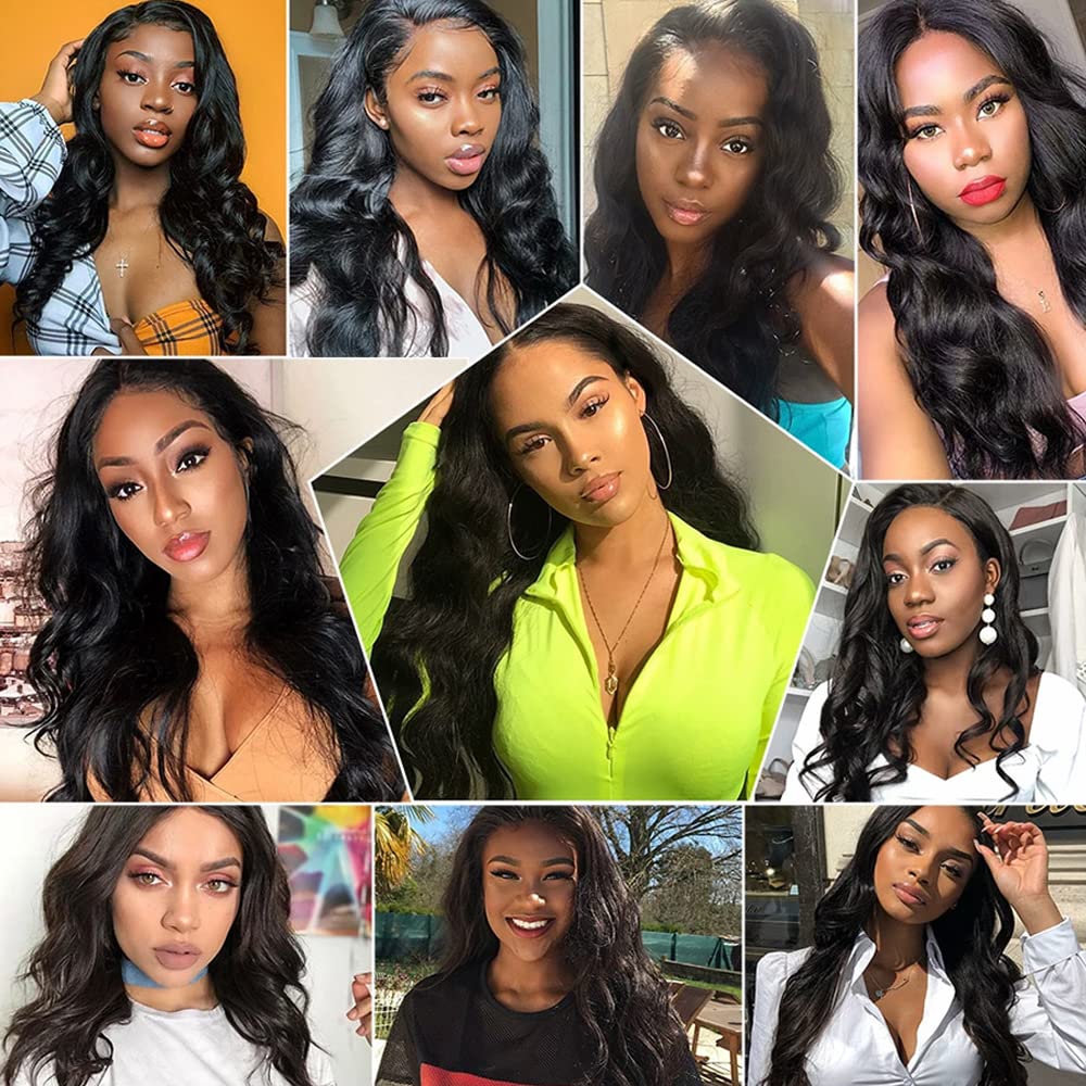 Bundles Human Hair Body Wave Bundles 18 20 22 Inch Unprocessed Virgin Soft and Silky 1b Bundle Hair Extensions 300g