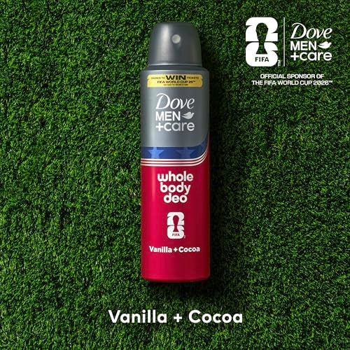 Dove Men+Care Aluminum-Free Whole Body Deodorant Spray - Vanilla & Cocoa, 4 oz