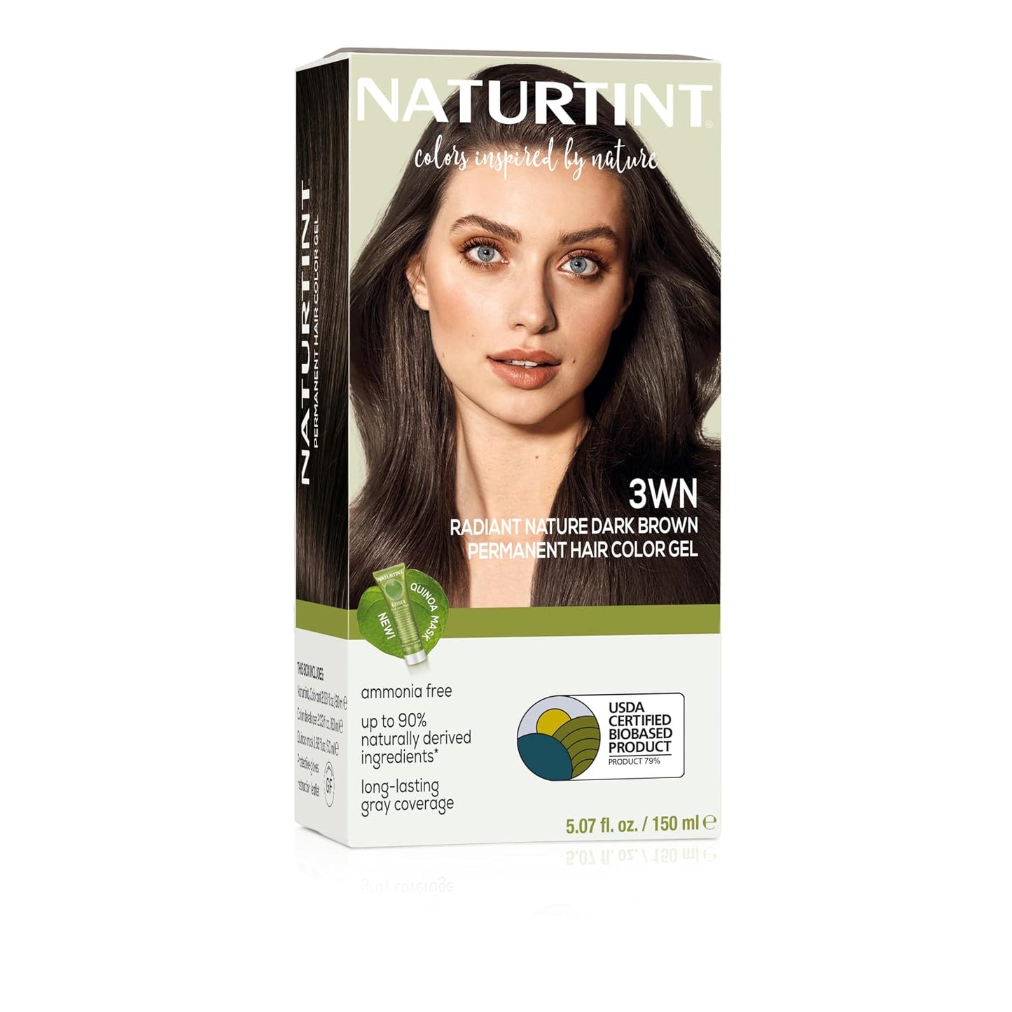 Naturtint 7N Hazelnut Blonde Permanent Hair Color | Ammonia-Free, Vegan, 100% Gray Coverage, Long-Lasting Results