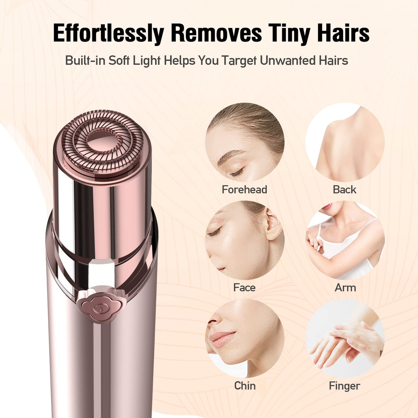 SEIHAI Hair Removal Device, Facial Hair Removal for Women, Rechargeable Hair Remover for Women, Facial Hair Remover for Face, Upper Lip, Chin, with a Branded Storage Bag