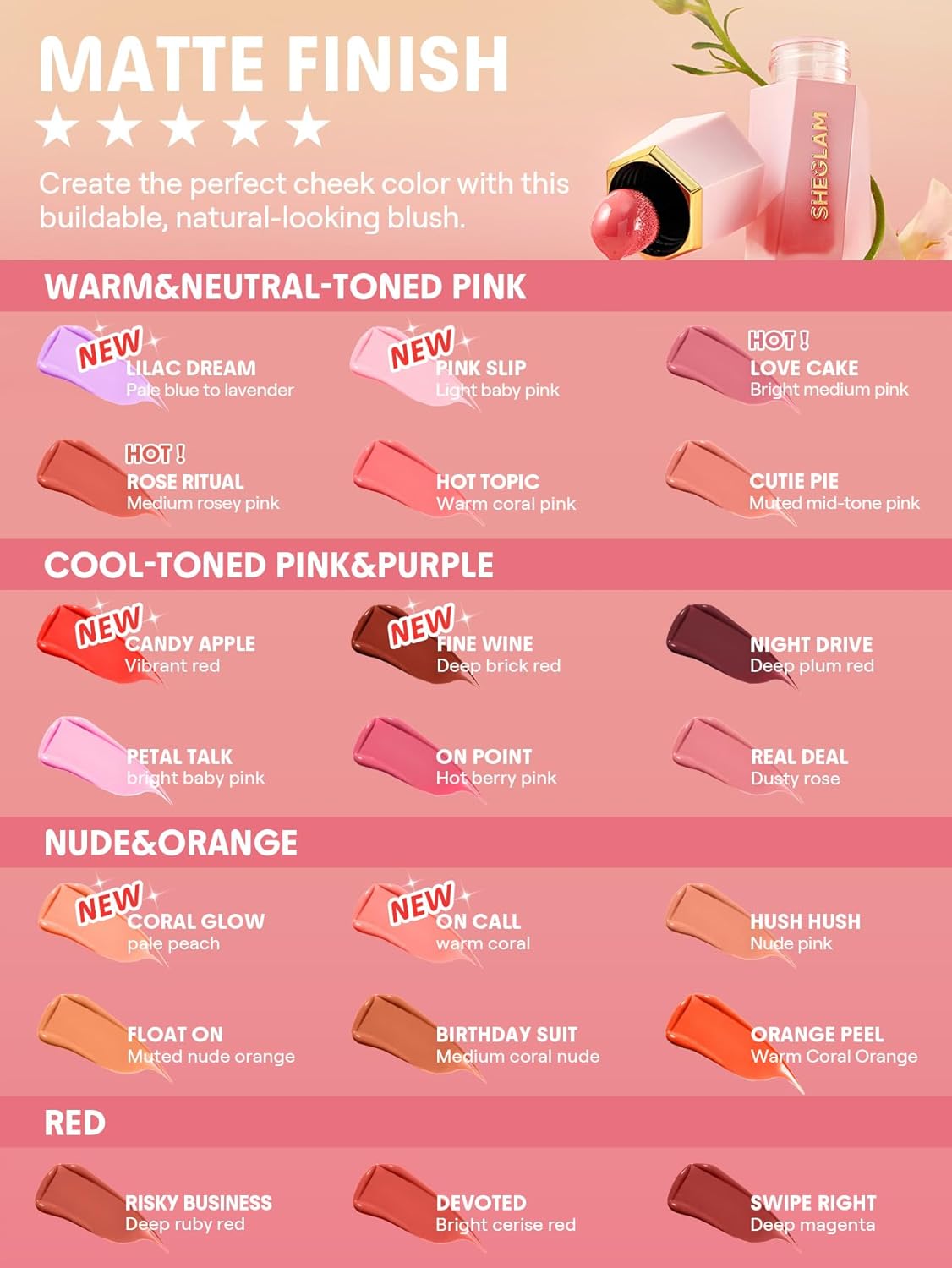 Color Bloom Liquid Blush - 007 Pink Slip | Long-Lasting, Lightweight Formula