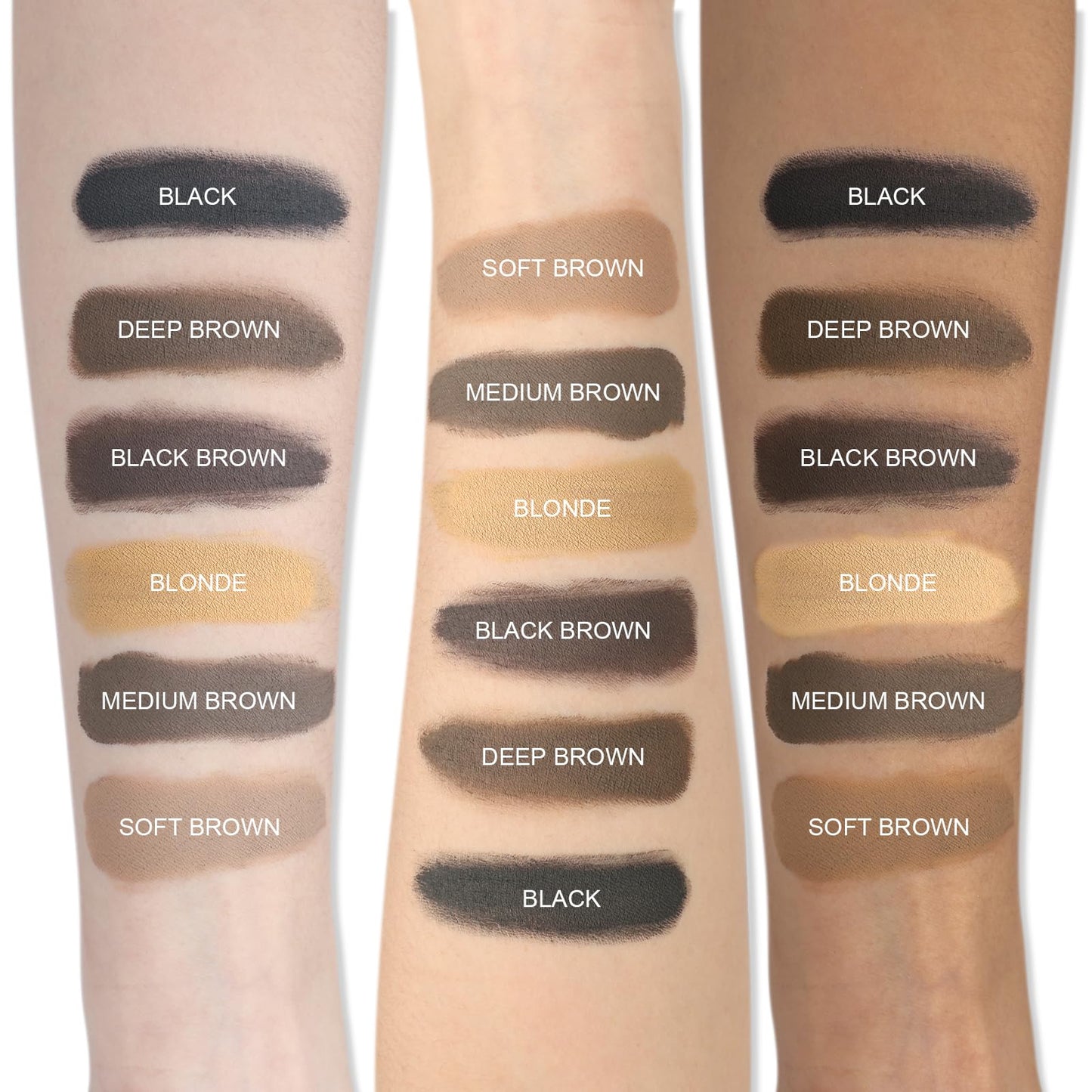 Brow Super Fluff Eyebrow Mousse, Volumizing and Tinted Thickening Eyebrow, Easy-to-Use, Long-Lasting, Waterproof for Fluffy Brow Mouse, Soft Brown