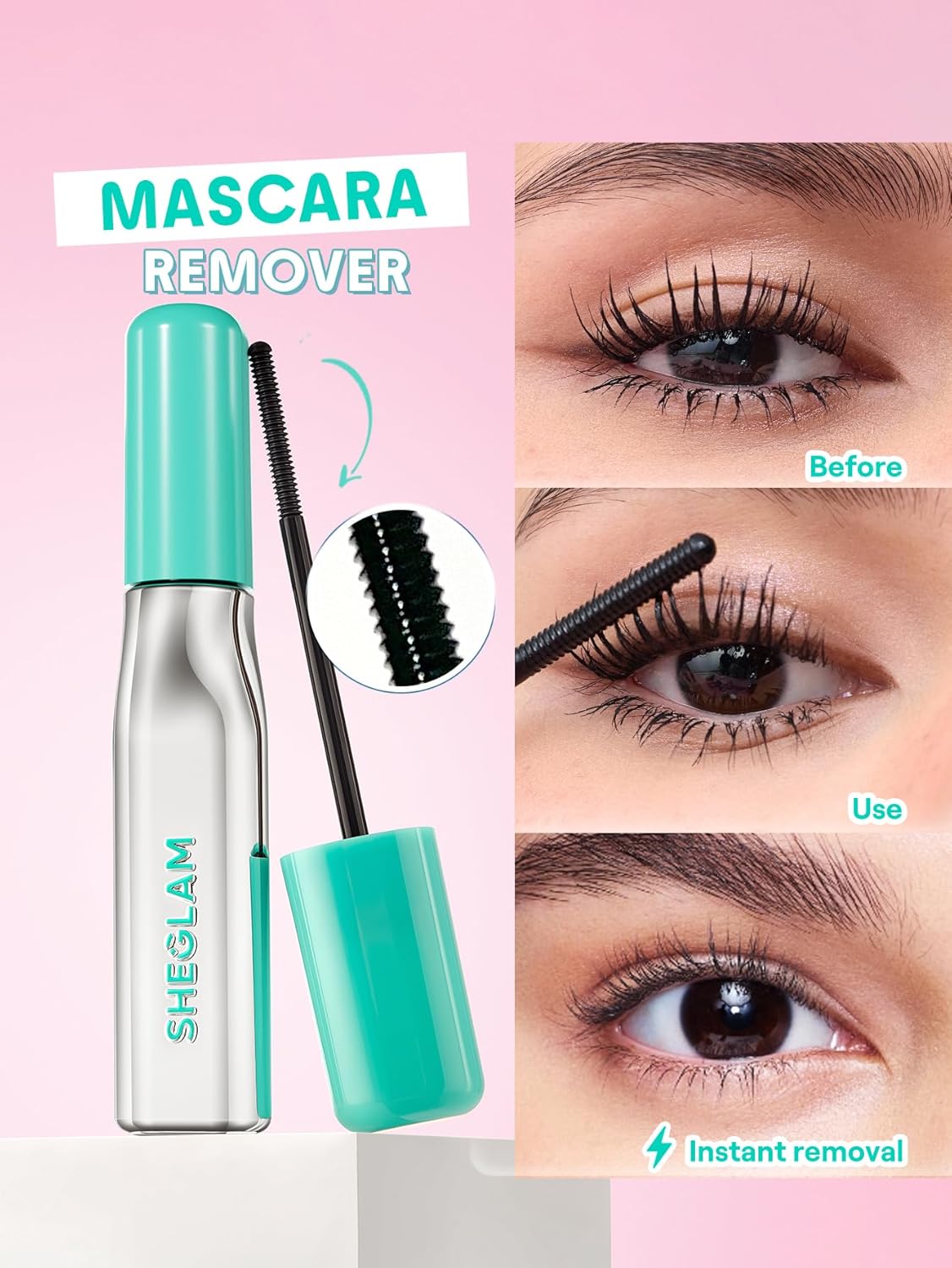 Lashlighter EZ Gentle Mascara Remover - Effortlessly Remove Waterproof Mascara