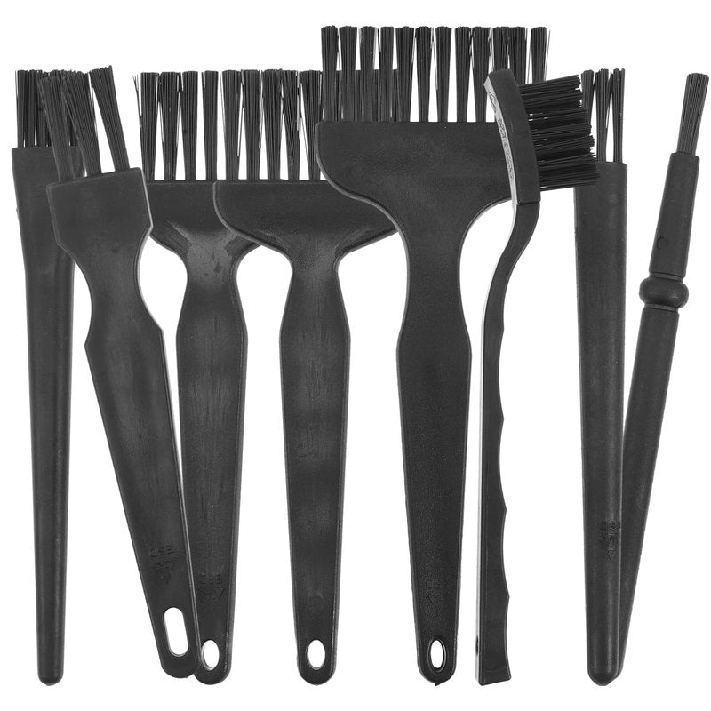 Lurrose Electric Shaver Cleaning Brush Set 8Pcs Razor Cleaner for Electric Razors Clippers Trimmers with Non-Slip Handle Easy to Carry