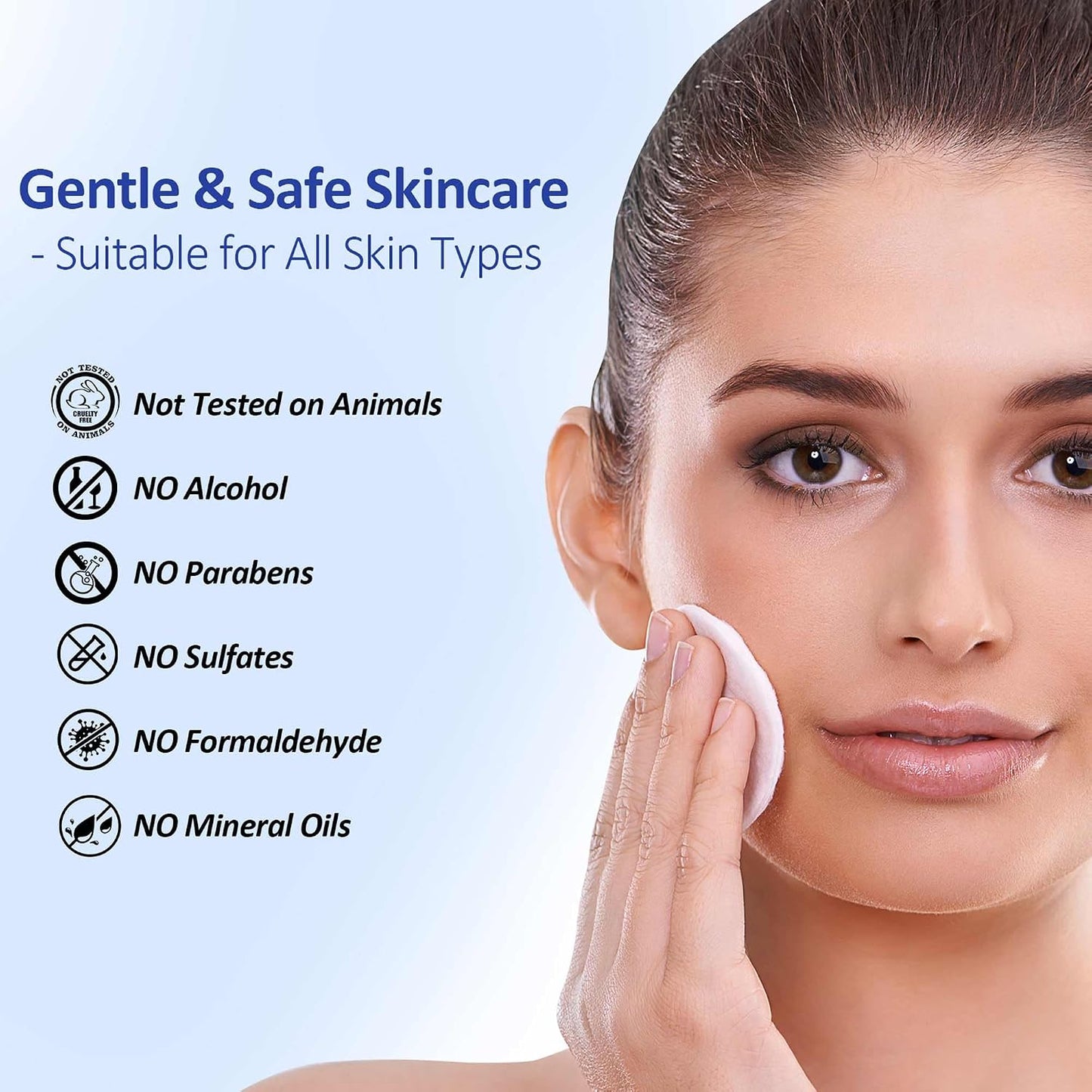 Glycolic Acid Exfoliating Pads - Dual-Textured Toner for Pore Care & Skin Radiance | 50 Pads with Niacinamide & Salicylic Acid