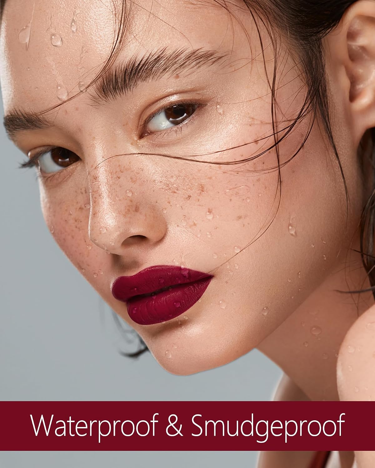 Burgundy Red Lipstick for Women - Long Lasting, No Smudge Matte Liquid | Transferproof & Cruelty-Free
