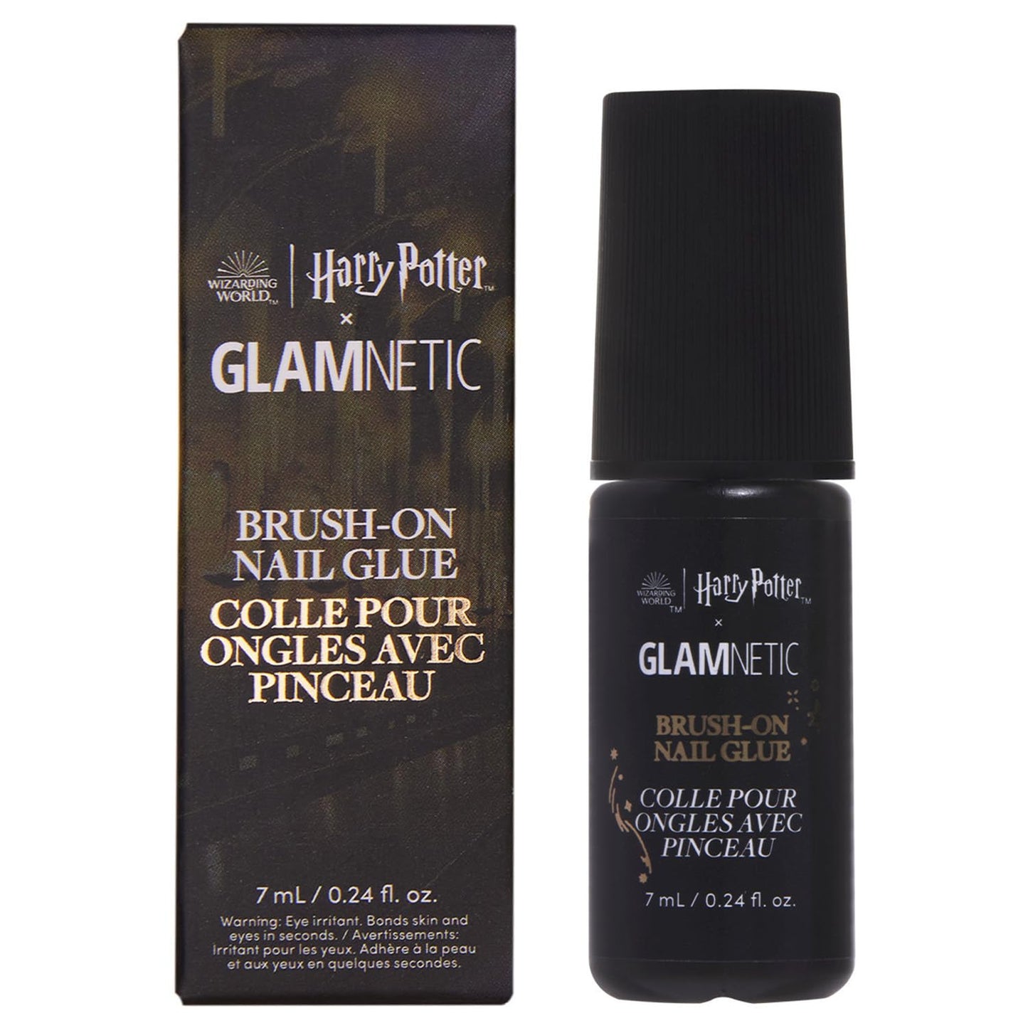 Glamnetic Super Strong Nail Glue - Brush Tip Applicator, Mess-Free & Travel-Friendly | 0.24 fl. oz.