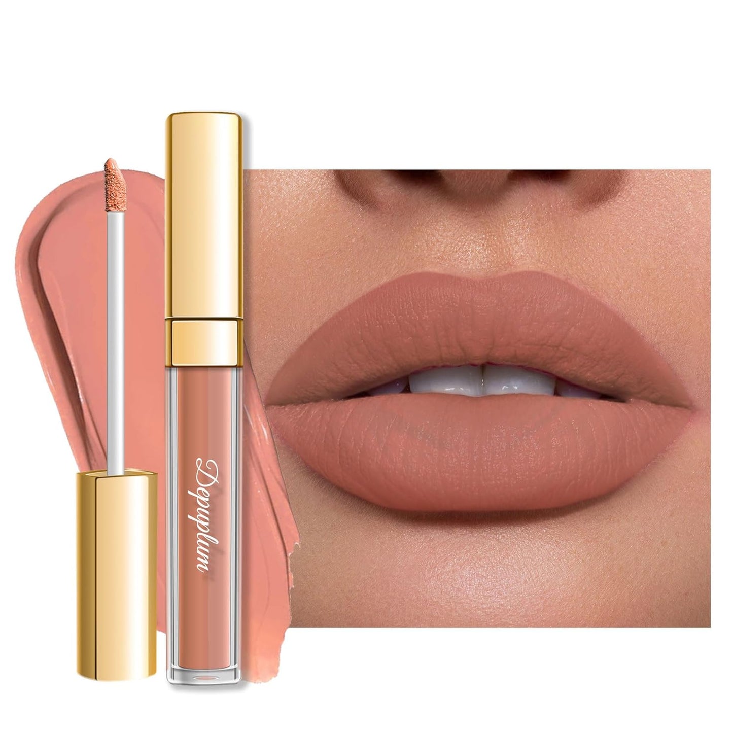 Nude Red Matte Lipstick - SuperStay Long-Lasting, Smudgeproof & Transferproof | Cruelty-Free Liquid Lip Color