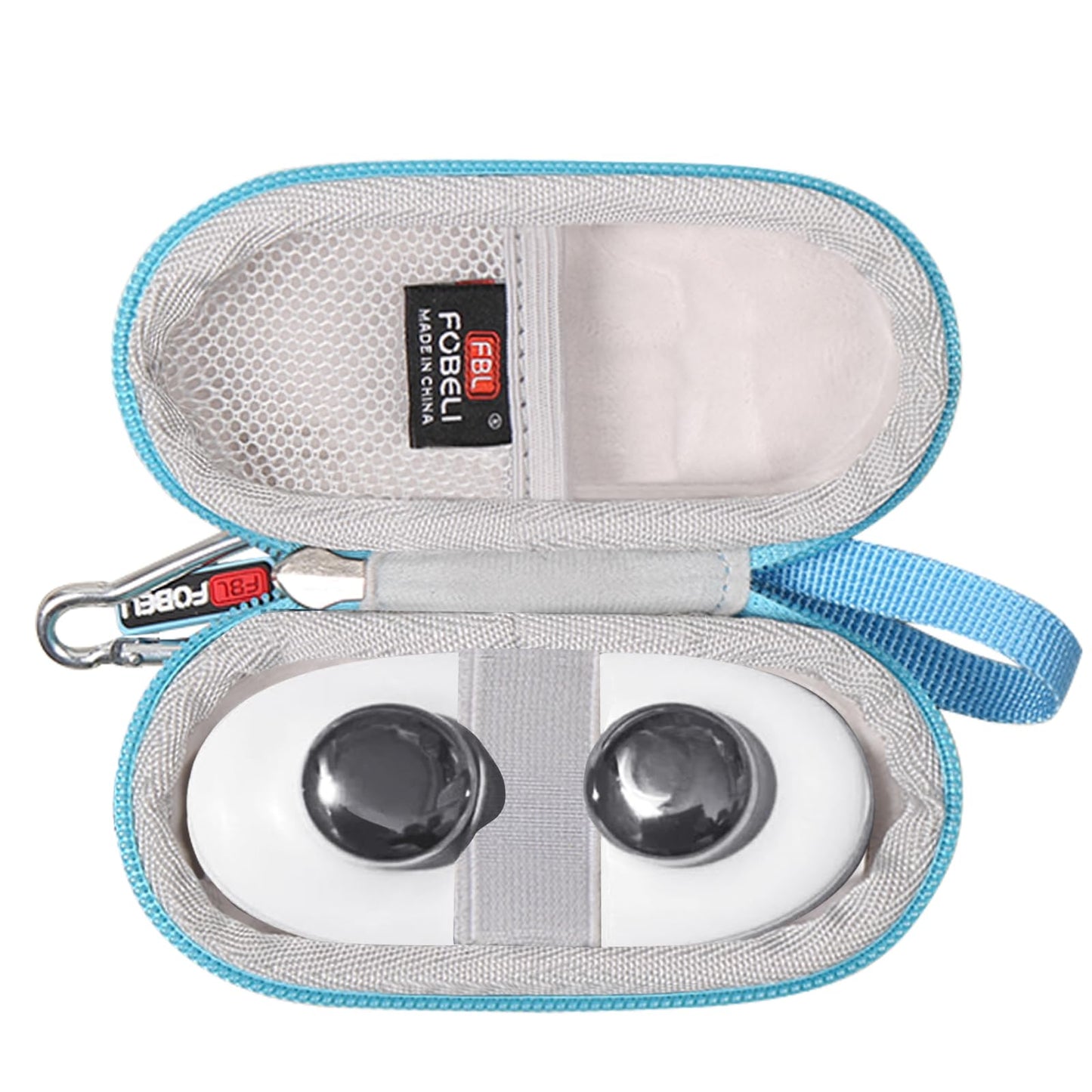 FBLFOBELI EVA Hard Storage Case for ZIIP Halo, ZIIP OX, ZIIP GX Facial Toning Device/for Gillette Venus Mini Facial Hair Remover (Case Only) (Blue)
